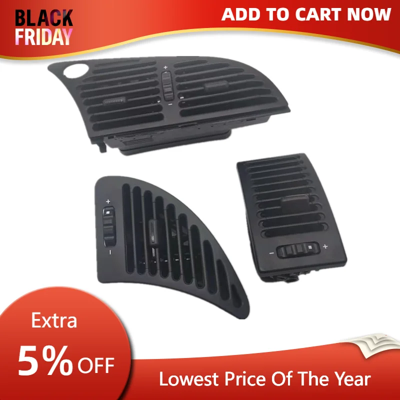 Suitable for Citroen Xsara Dashboard air outlet air conditioning Facia Panel Louver Black air vent paddle 8264Y9  8264Q0 8264Q4