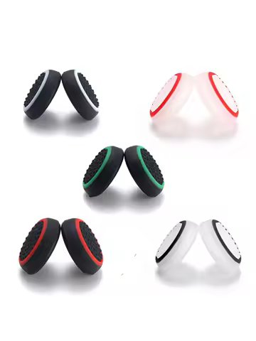 Dual-color silicone ThumbStick Grip Cap Cover For Playstation 5 PS5 PS4 Slim/Pro Xbox Series x/s Game Controller thumb grip cap