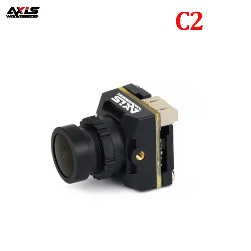 Axisflying C2 Camera 5-40V 14mm FPV Camera 16:9/4:3 NTSC/PAL Switchable 19*19mm Super WDR for FPV Drone