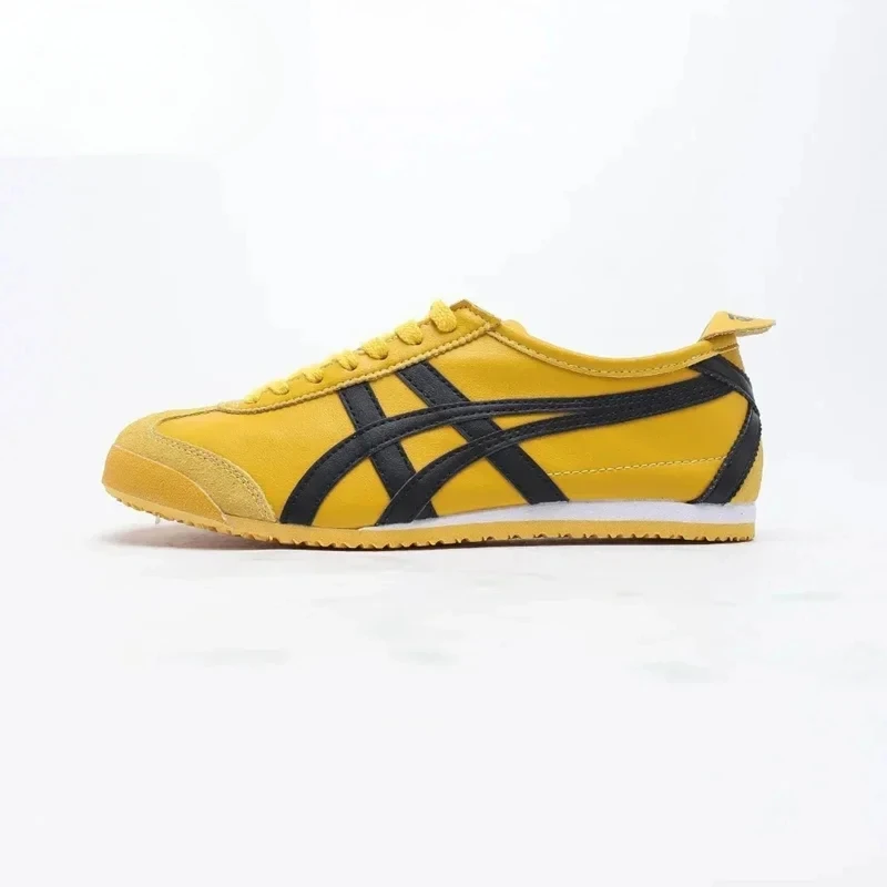 Onitsuka Tiger MEXICO 66 Women and Men Skateboarding Shoes Cushion Lightweight NO Shoelace Sneaker