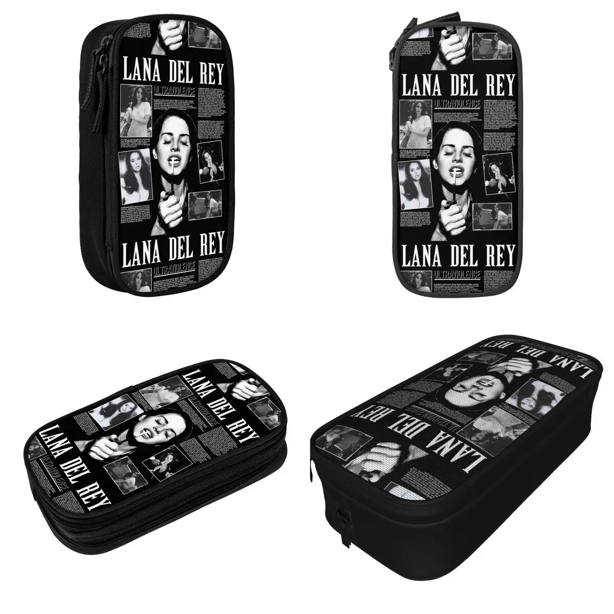 Lana Del Rey Pencil Cases Cute Pen Holder Bag Girls Boys Large Storage School Supplies Zipper Pencilcases