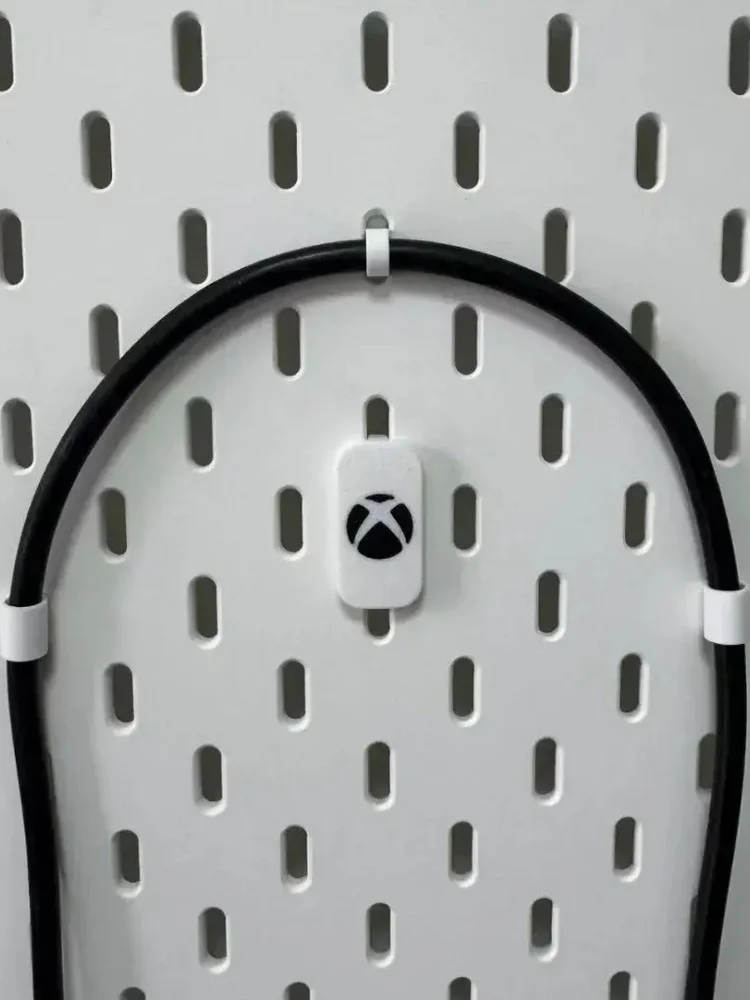 Cable Organizer for Power And Data USB Cables Suitable for  SKADIS Hole Board Accessories Plastic Storage Organizer