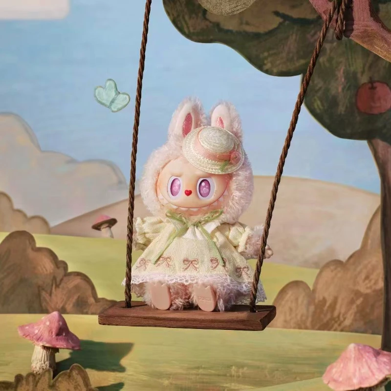 Popmart Finding Labubu Series Mokoko Vinyl Face Plush Pendant Action Figure Confirmed Blind Box
