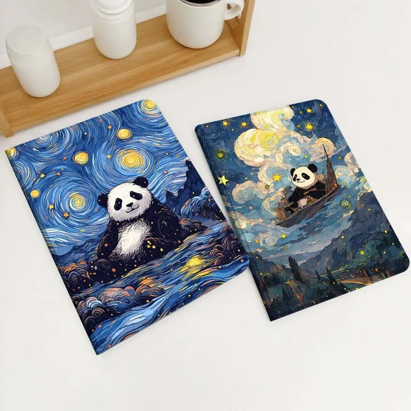 

Cute Panda Starry Sky For Xiaomi Redmi Mi Poco Pad 2 5 6s 7 7s Ultra Pro Max 14 12.4 12.1 inch Soft Tablet Case Gift