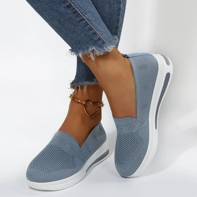 2023 Sneakers Women Platform Shoes Top Quality Fabric Women Sneakers Size 43 Women Shoes Designer Sneakers Slip-On