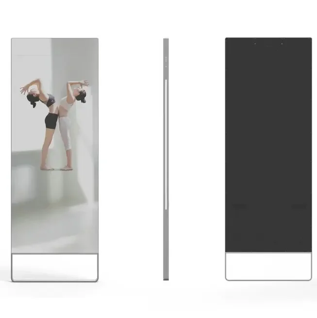 Smart Ai Fitness Ganzkörper Touchscreen Zaubers piegel Display Yoga Home Digital Virtual Workout Android Gym für Umkleidekabine