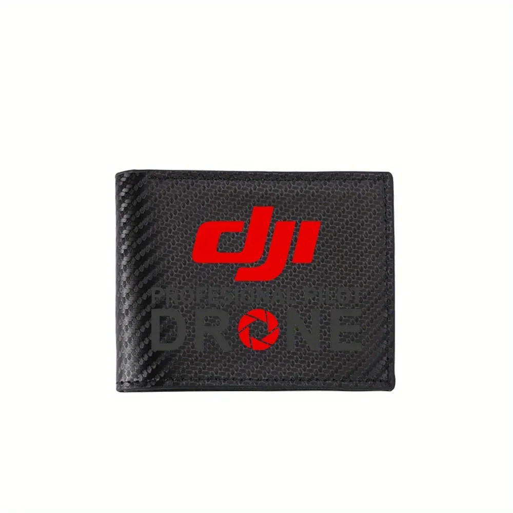 

DJI красный символ профессиональный пилотный дрон мужские кошельки простой бизнес современный стильный дизайн с принтом подарки для отца, парня