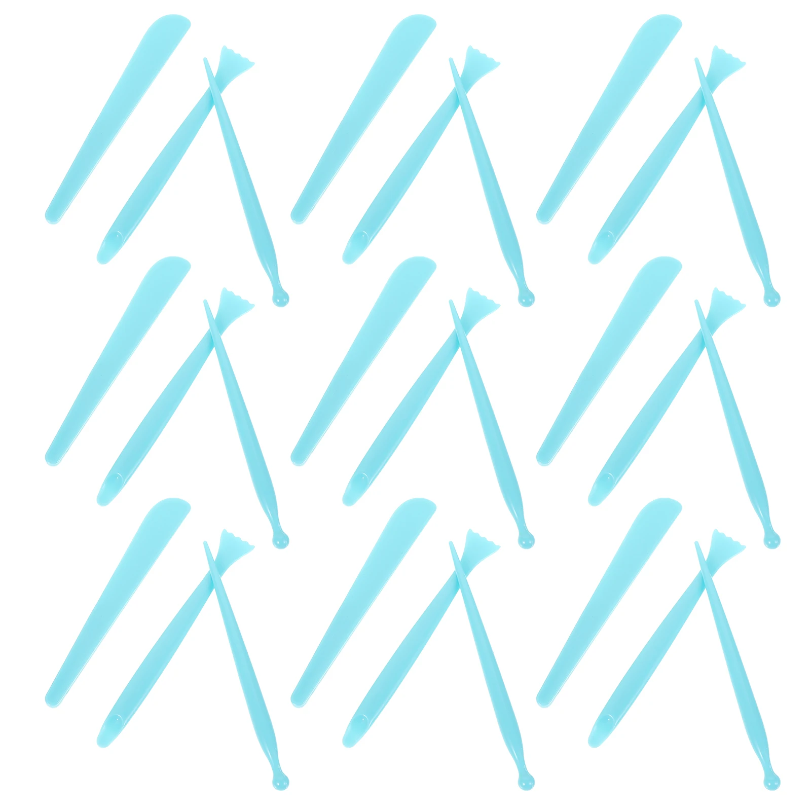 

30pcs Blue Clay Sculpture Tools Set ABS Plastic Pottery Carving Knives for DIY Crafts Efficient Shaping Cutting