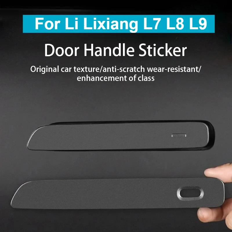 For Li Lixiang L7 L8 L9 2022 2023 2024 Car Door Handle Sticker Door Protection Sticker Scratch Resistant Accessory for L7 L8 L9