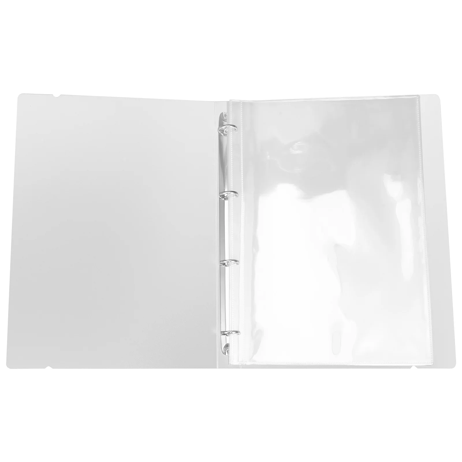

1pc A4 Sheet Music Holder Transparent 4-Ring Binder For Musicians Students Teachers File Organizer Notebook Folder