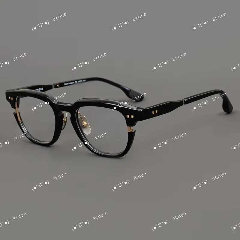 

Acetate Men Eyeglasses Frame High Quality Pure Handmade Square Glasses Retro Optical Myopia Reading Personalized Women Eyewear