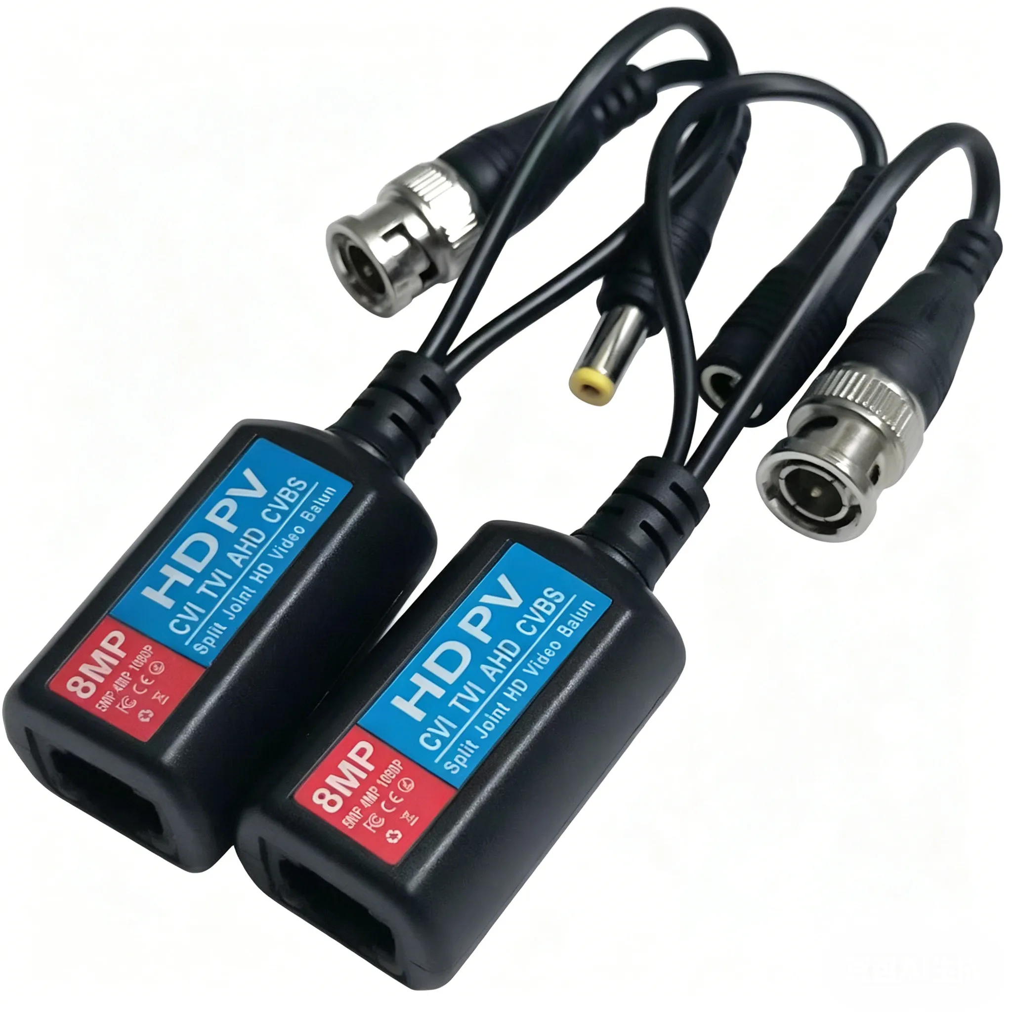 5pairs-8mp-video-balun-rj45-cctv-for-hd-cvi-tvi-ahd-5mp-4mp-3mp-1080p-720p-960h-transceiver-supply-power-for-ip-camera