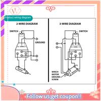 Durable Universal Contactor Winch Control Solenoid Relay 12V 500A Winch Solenoid Relay 500A DC Switch 4WD ATV Control