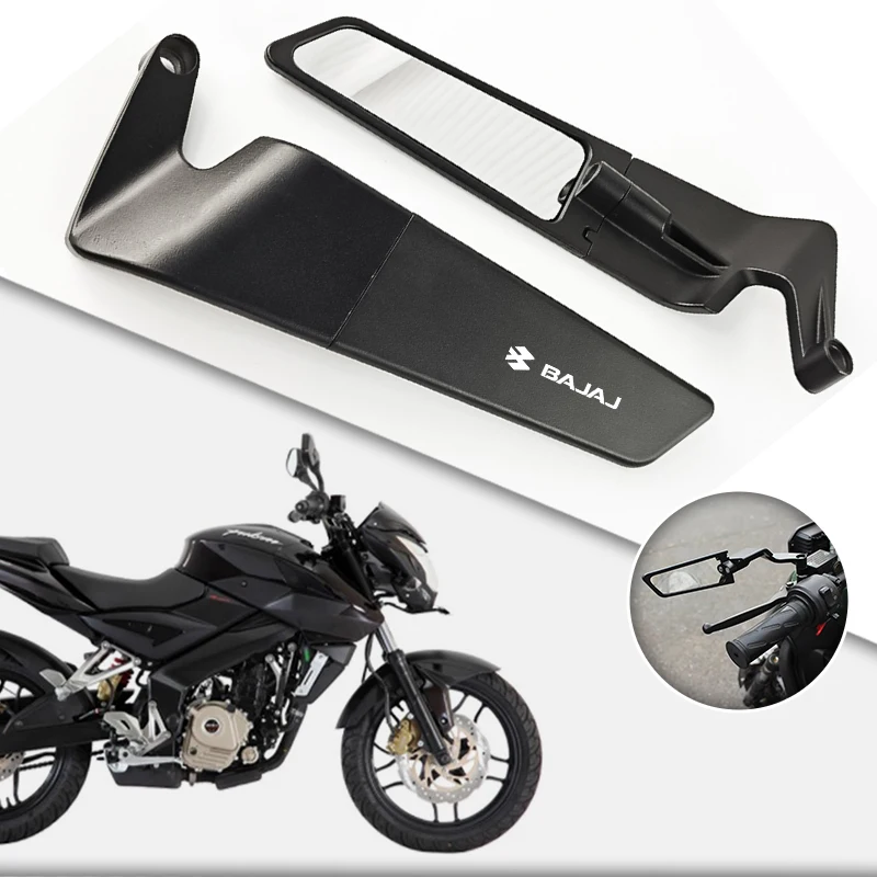 Easy Installation Motorcycle Wind Wing side Rearview Foldable For Bajaj Dominar 250 400 Pulsar Dominar250 Dominar400 Convex HD