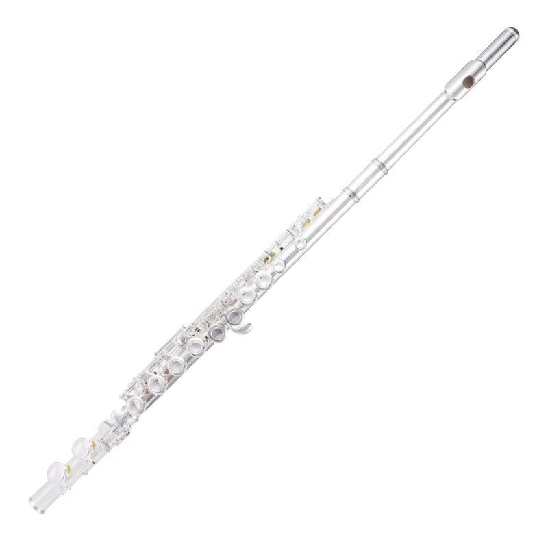 

San Carlo SFL216 Closed Hole Flutes C 16 Key Nickel Flute for Beginner, Kids, Student with Case, Neck Strap and Cleaning kit