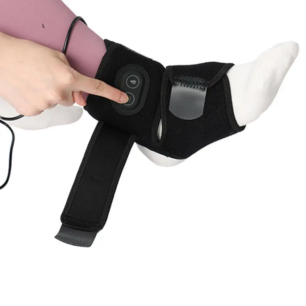

New Ankle Massager With Heated Foot Heating Pad For Achilles Tendonitis Relief Smart Ankle Foot Massager Heated Foot Ankle Wraps