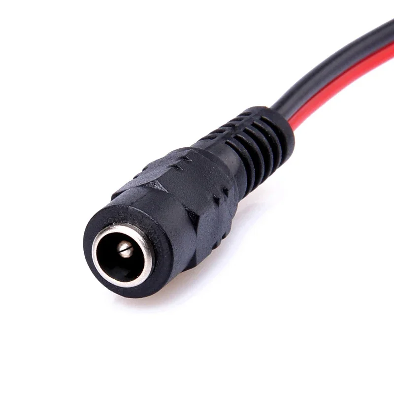 18 AWG オスメス電源 DC コネクタ 2pin 5A 5-24V 電源アダプタ 30 センチメートルワイヤーケーブル 5.5x2.1mm プラグテレビカメラ LED ストリップライト用