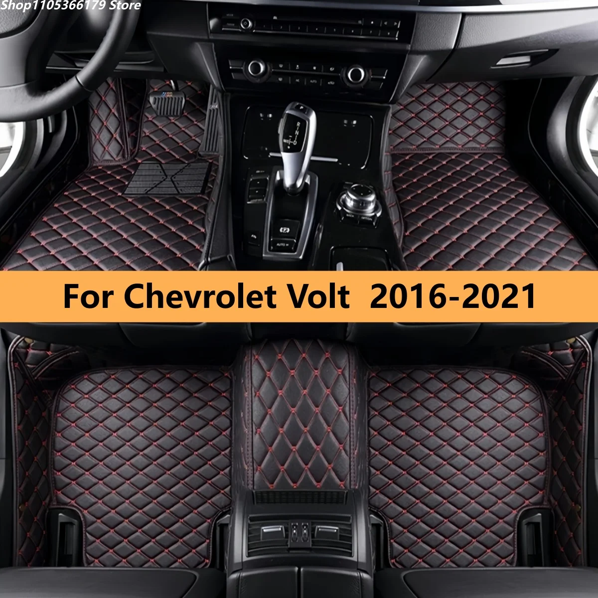 

Car Floor Mat Fit For Chevrolet Volt 2016 2017 2018 2019 2020 2021 Auto Accessories Leather Matts Foot Carpet Pads Full Set