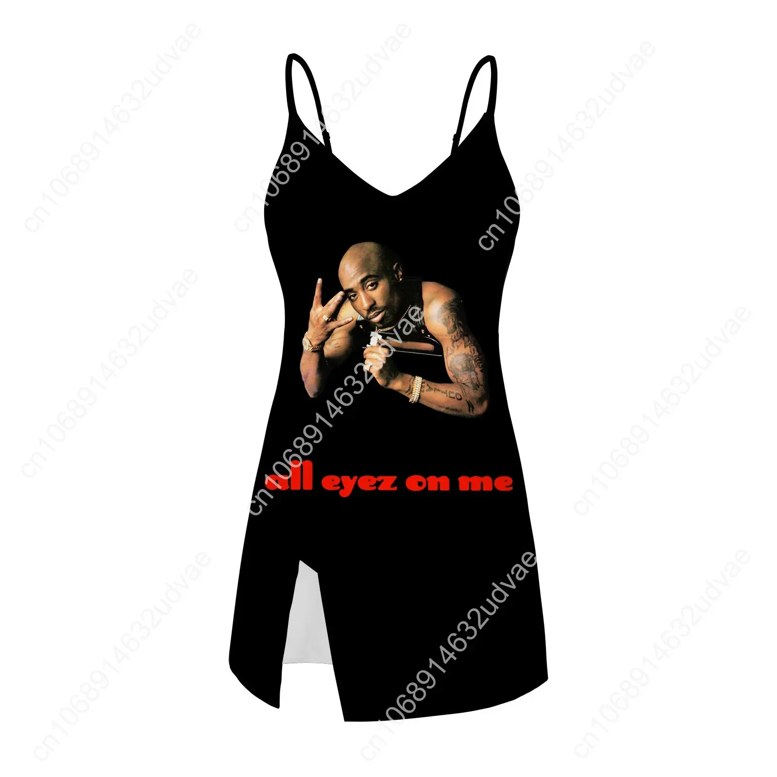 Tupac Shakur 2Pac Sling Dress Swimsuit Womens Bathing Suits Personalized Fashion Swimwear Bikini Custom Made Beachwear