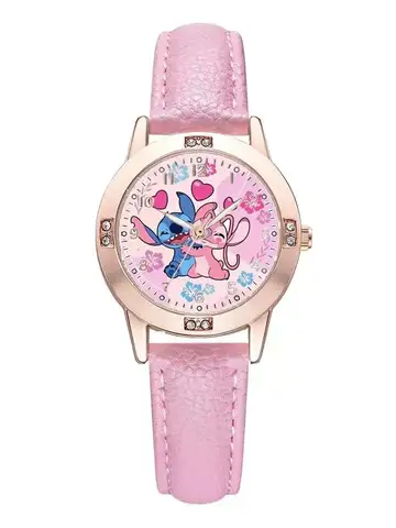 Disney Anime Stitch Watch Kawaii Lilo & Stitch Children Watches Sports Silicone Watch Cartoon Stitch Watch Kids Toy Gifts