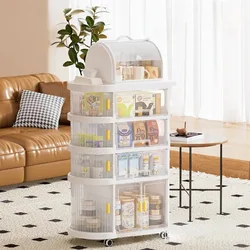 Folding Baby Storage Rack  Simple Trolley Snack Toy Trolley Landing Auxiliary Cart Sundries Organizer Shelving and Storage Racks