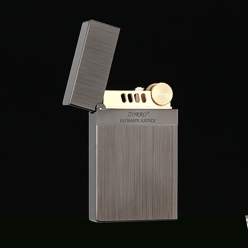 ZORRO-Obsidian Sound Kerosene Lighter, Creative Handmade Machine, to Send Boyfriend, Cigarette Accessories, 552