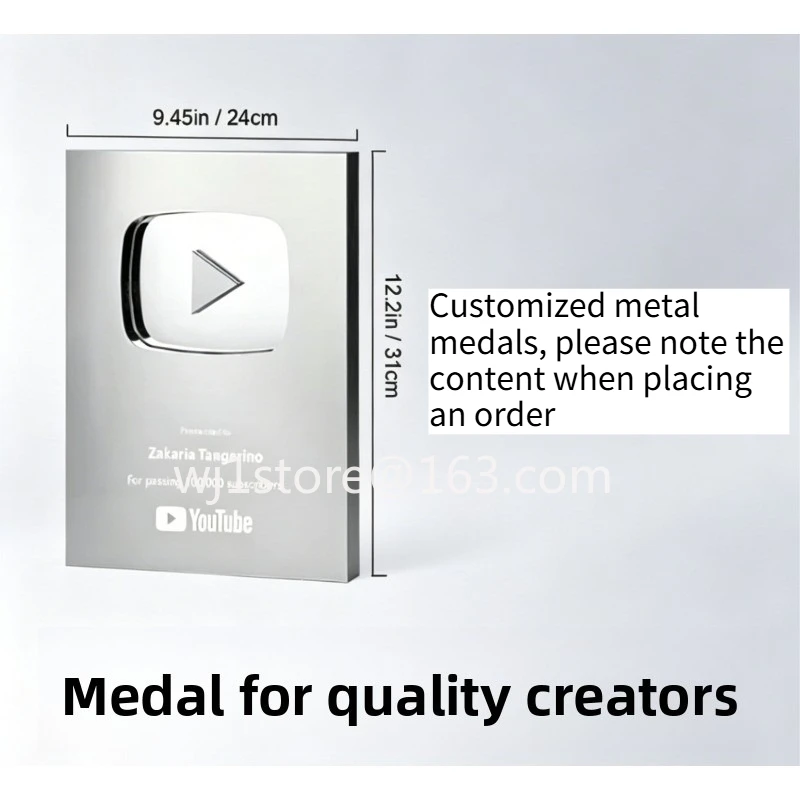 Custom metal medal plaque, please note the production content when placing an order