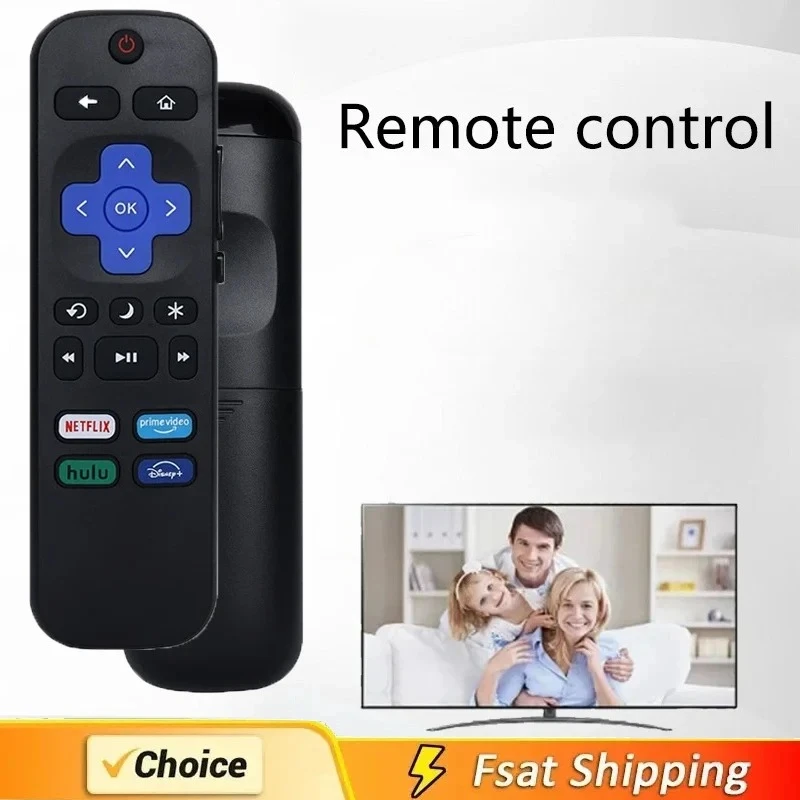 New Replacement Remote Control Fit for All Roku TV, Compatible for TCL Roku/Hisense Roku/Onn Roku/Aparatos/Insignia Roku/HITACHI