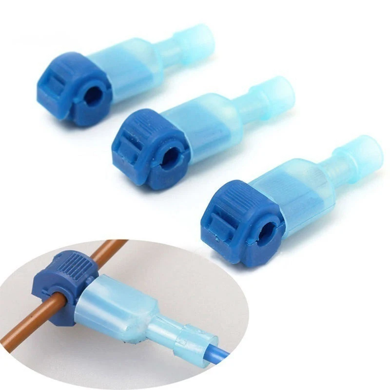 Wire Terminals Crimp Connectors 40Pcs Easy Quick Splice Electrical Cable Parts for Secure and Stable Connections