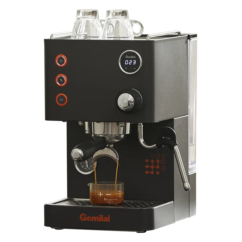 New Stock CRM3007L Sale Imported Coffee Pump Retro Steam Foam Manual Home Expresso Coffee Makers Machine