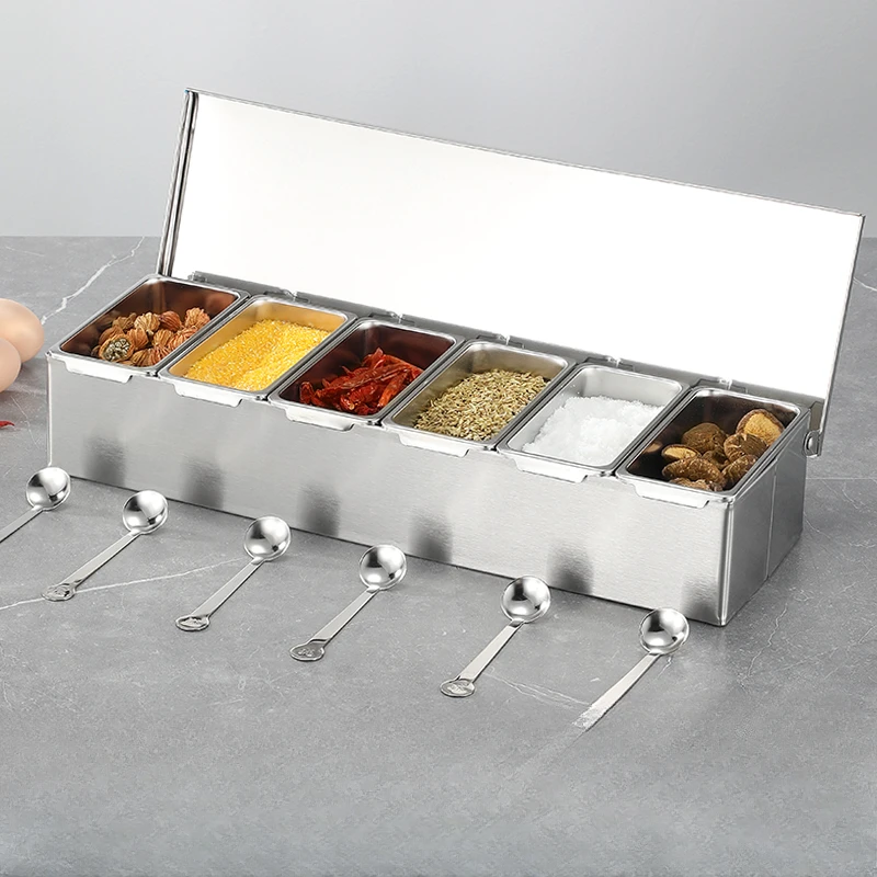 

Commercial ice powder storage box, household seasoning tank, seasoning box