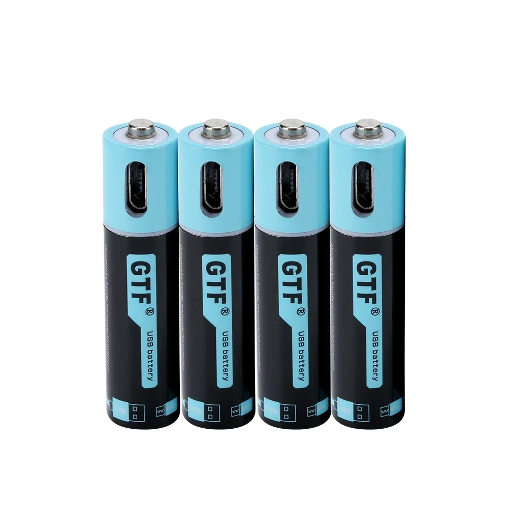 

High capacity 1.5V AAA Battery 450mAh USB Rechargeable Battery 1.5V 675mwh For Remote Control Toys AAA Type-C batteries