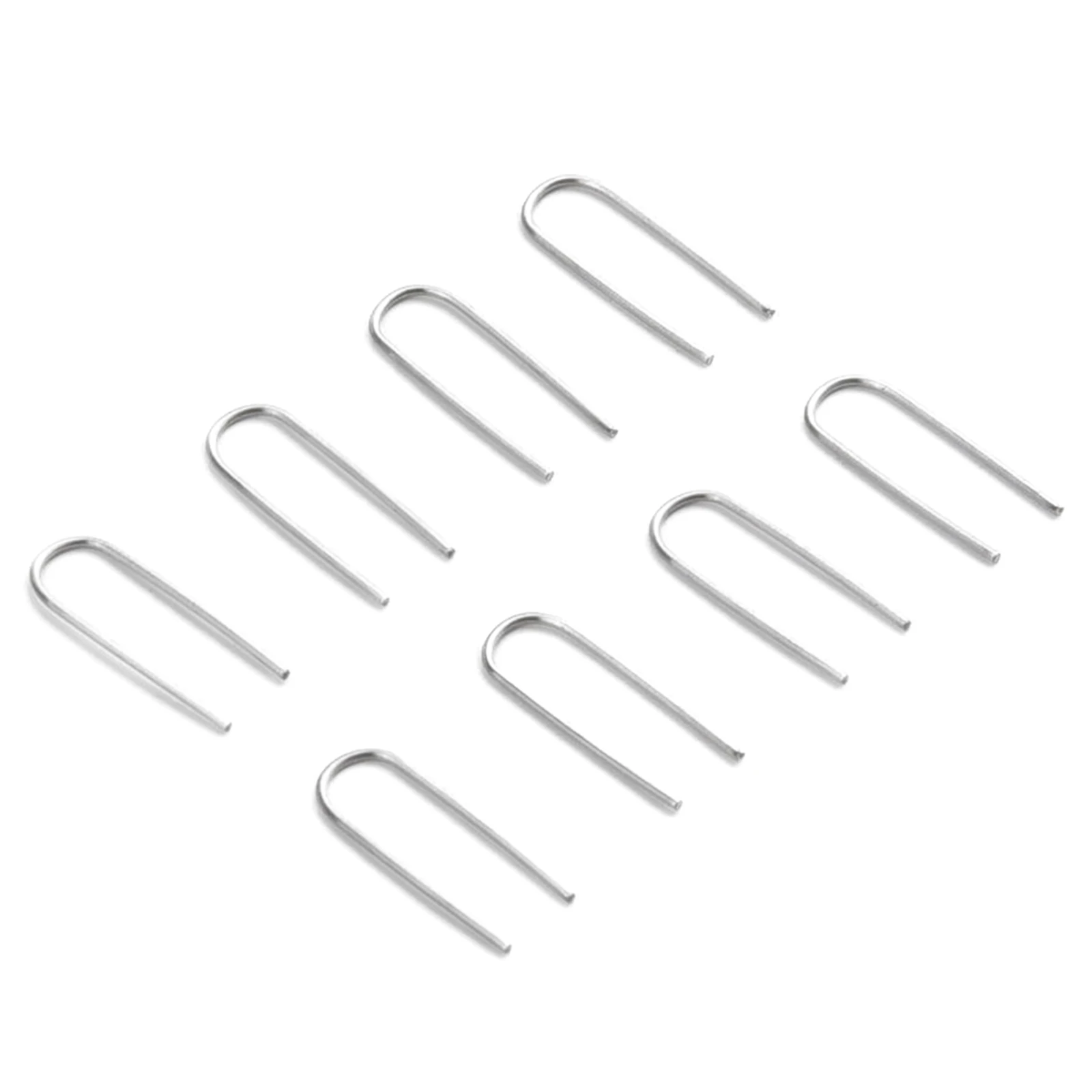 For Handcrafted Art Nichrome Wire Hook Hardware High Temperature U-shaped 21 Gauge 50-200PCS Accessories Jump Rings