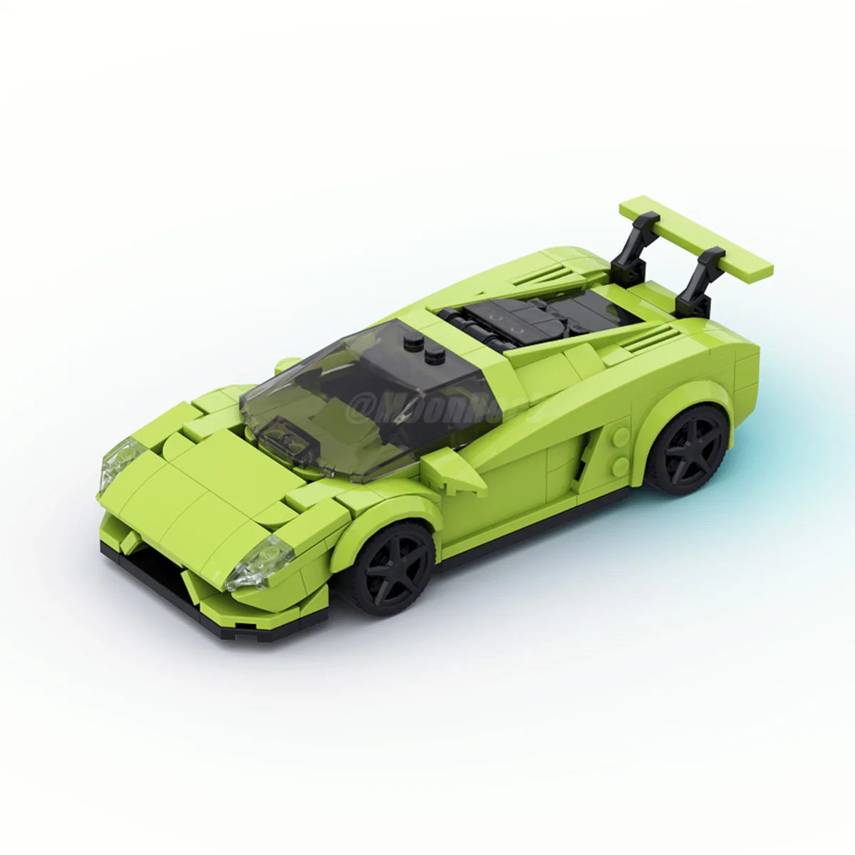 MOC Speed Champions-coche técnico Lambos Gallardos LP-560, supercoche, juegos de bloques de construcción, juguetes para niños, regalos para adultos, navidad, cumpleaños