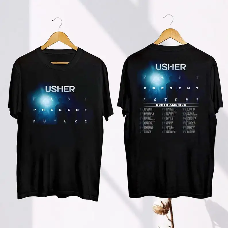 Usher Past Present Future Tour 2024 Shirt