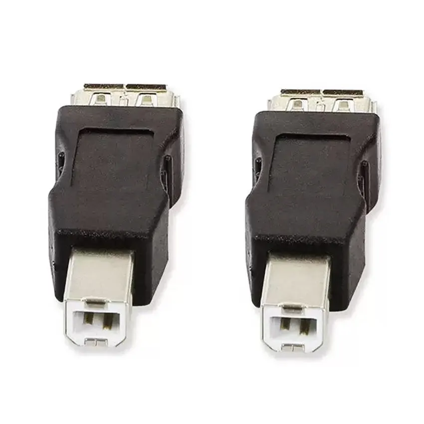 

1/5/10PCs USB 2.0 Type A Female to B Male adapter For USB Printer Square Of the Public Transfer Joint Converter