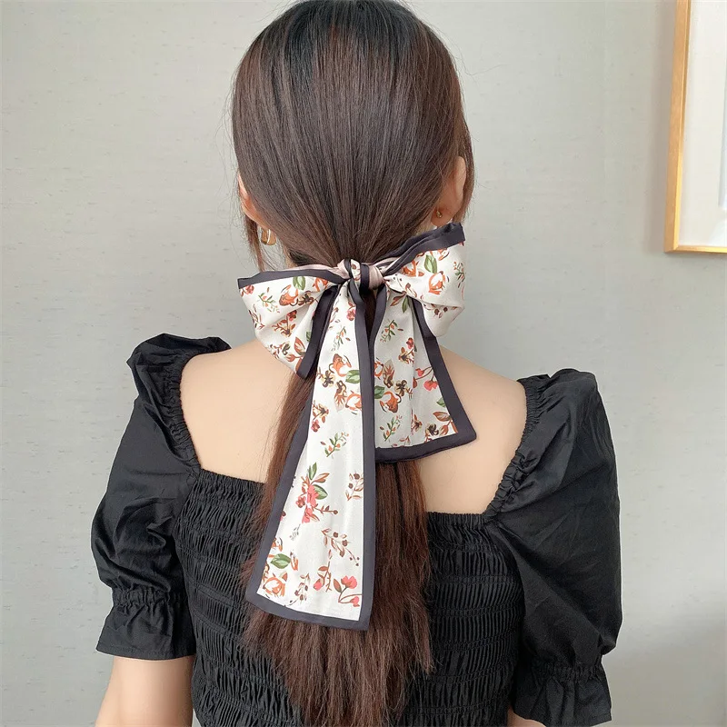 Silk Scarf for Women Luxury Brand Woman Scarf Headband Women\'s Bandana for Hair Kerchief Women\'s Cotton Scarves Ladies Durag New