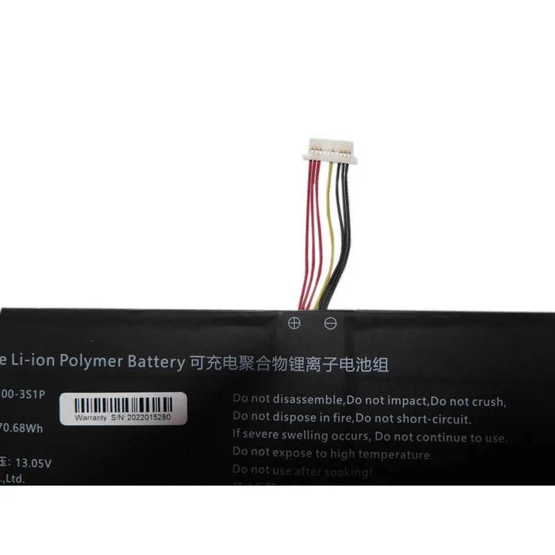 

Laptop Battery For IPASON P1 PRO 11.4V 6000MAH 68.4WH 10PIN 7Lines New