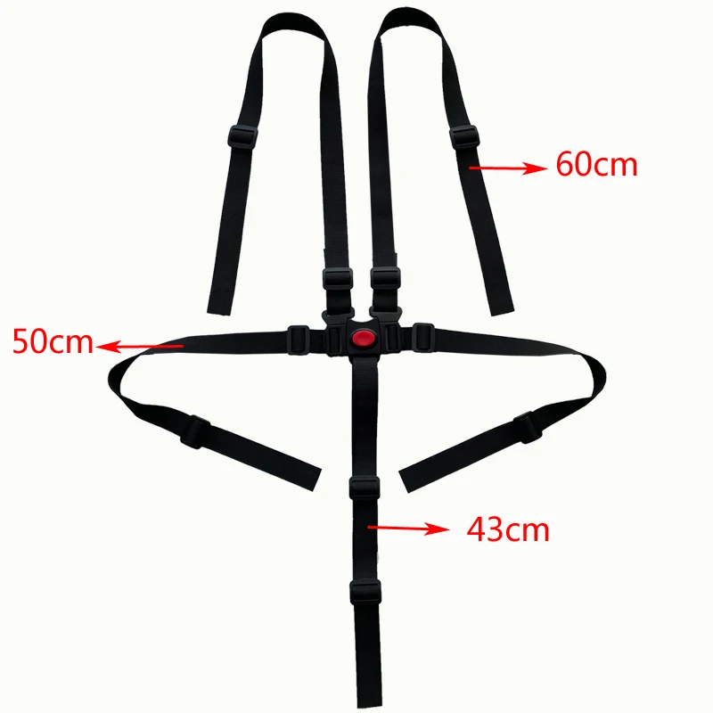 Universal Baby 3 5 Point Harness Safe Belt Seat Belts Stroller HighChair Protector Pram Buggy Children Kid Pushchair Accessories