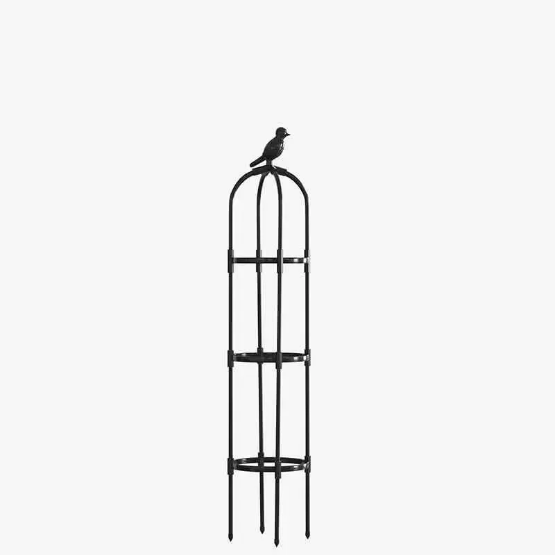 U Shaped Flower Stand Outdoor Garden Lattice Climbing Plant Support for Potted Vine Rose Clematis Vegetable Cucumber