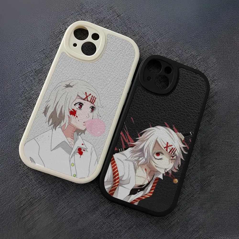 Anime JUZOU S-SUZUYAS Phone Case For Iphone 16 15 14 12 13 Pro Max 11 Mini Xs Puls Lambskin Silicone Cover