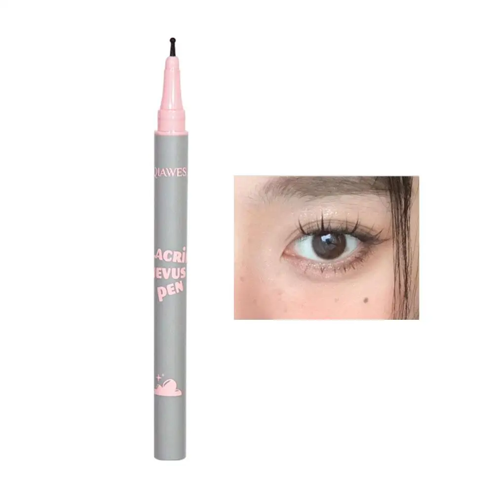 Traanvlekpen Natuurlijke Waterdichte Zweetbestendige, Niet-Vlekkerige Liggende Zijderups Eyeliner Potlood Cosmetica Voor Beginners S7s2