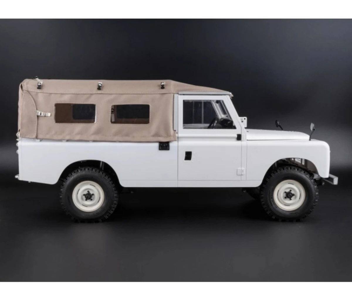 RC Canvas Soft Top & Hoop Set for 1:10 Scale RC Crawler Car Boomracing kudu BR88