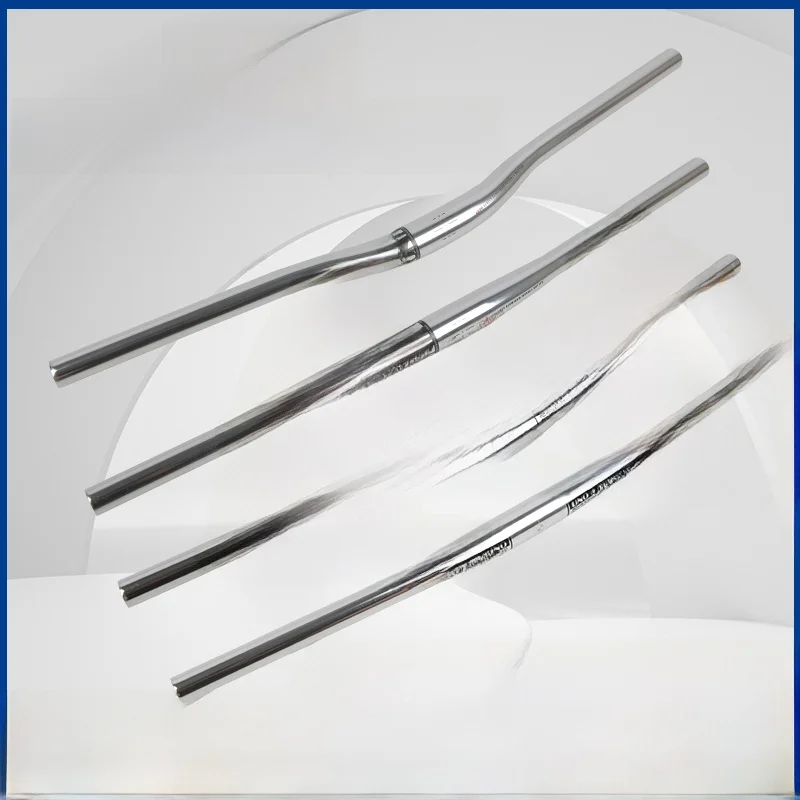 Silver Aluminum Alloy Mountain Bike Handlebar  Straight Bar Extended 640800MM Bicycle Accessories Casual Leisure