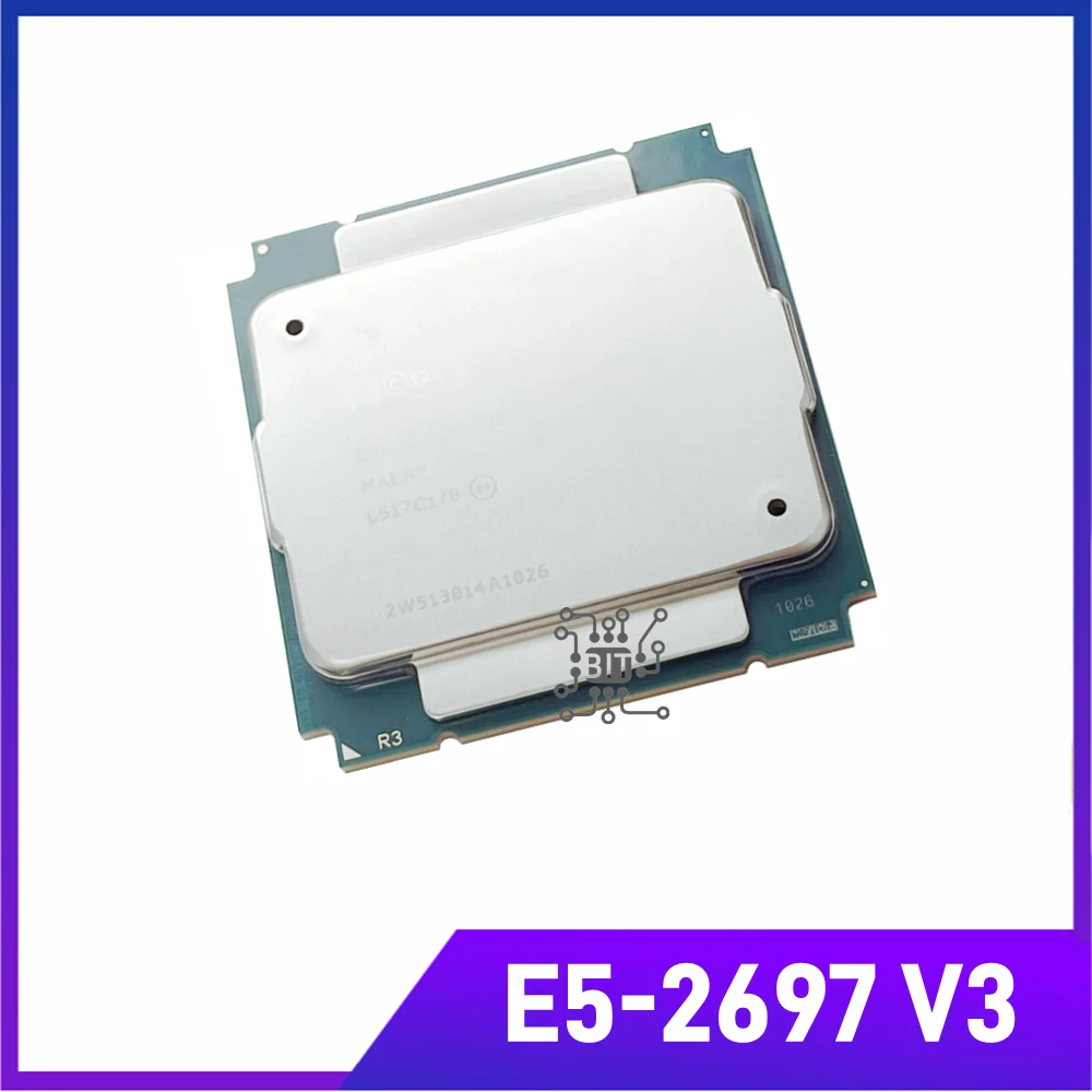 โปรเซสเซอร์ Xeon 2697 E5 V3 14-core 2.60Ghz 35MB 22nm LGA 2011-3 TDP 145W CPU