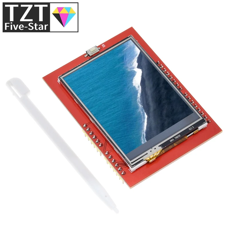 

LCD module TFT 2.4 inch TFT LCD screen for Arduino UNO R3 Board and support mega 2560 with Touch pen ,UNO R3