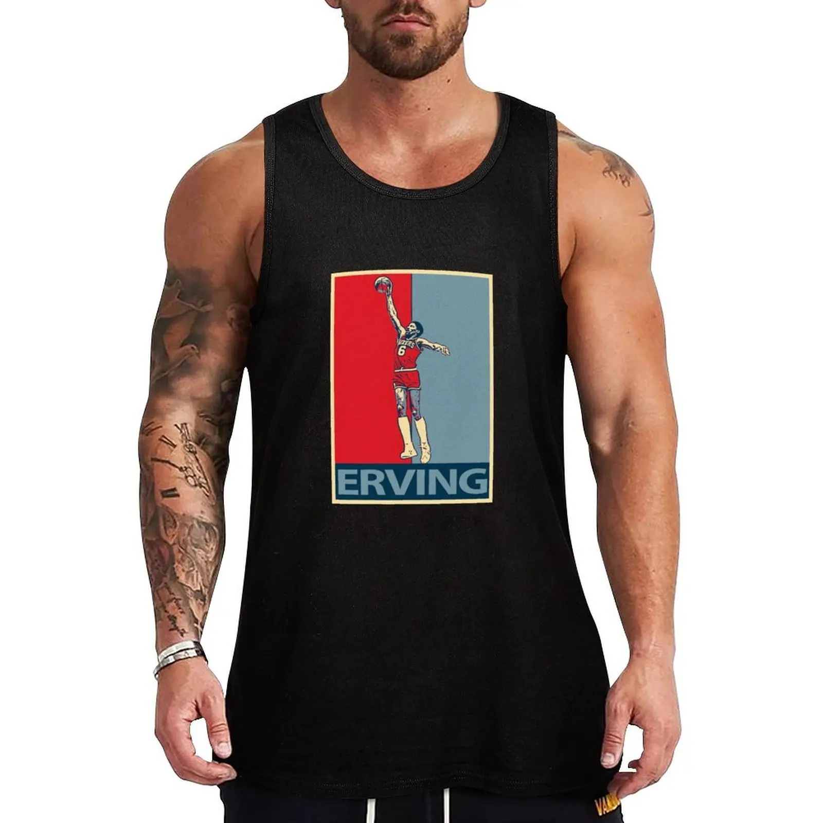 Julius Dr j Erving Tank Top Street Style Casual Tank Top Urban Sleeveless Top