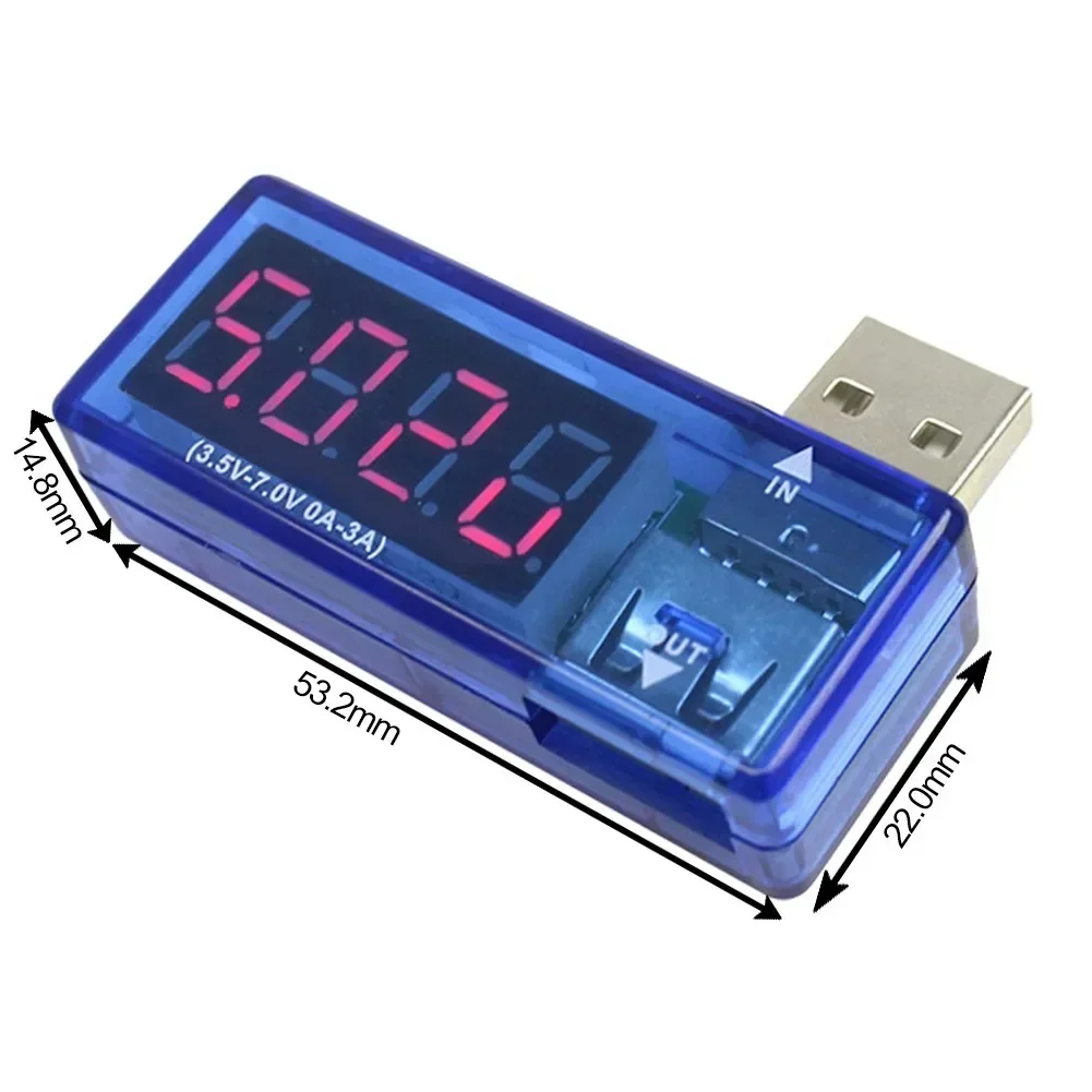 Tester di tensione di corrente di ricarica per energia mobile USB digitale Voltmetro Amperometro Tester per caricabatterie USB Indicatore di