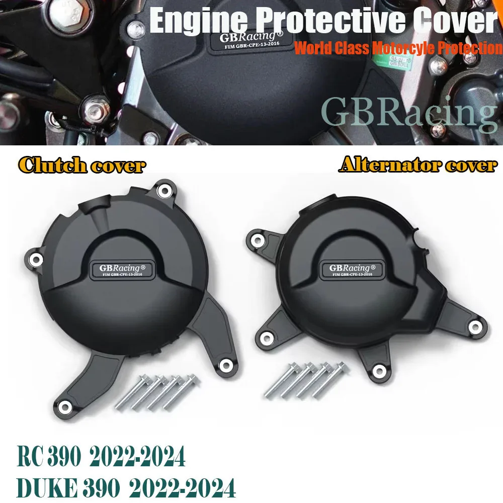 

Motorcycle GBRacing Engine Protection Cover for KTM RC 390 2022-2024 and 390 Duke 2022-2023