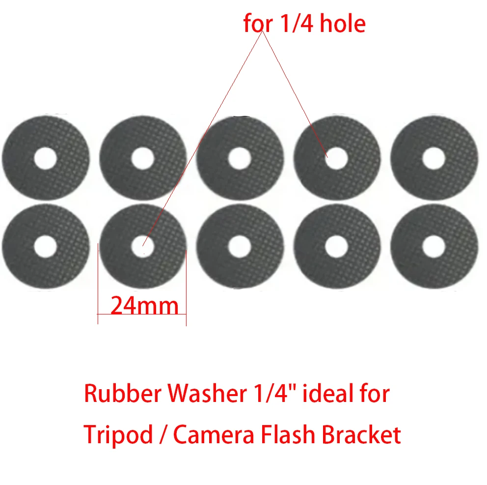 Stick-on 10 X 24mm Self-Adhesive Rubber Washer 1/4